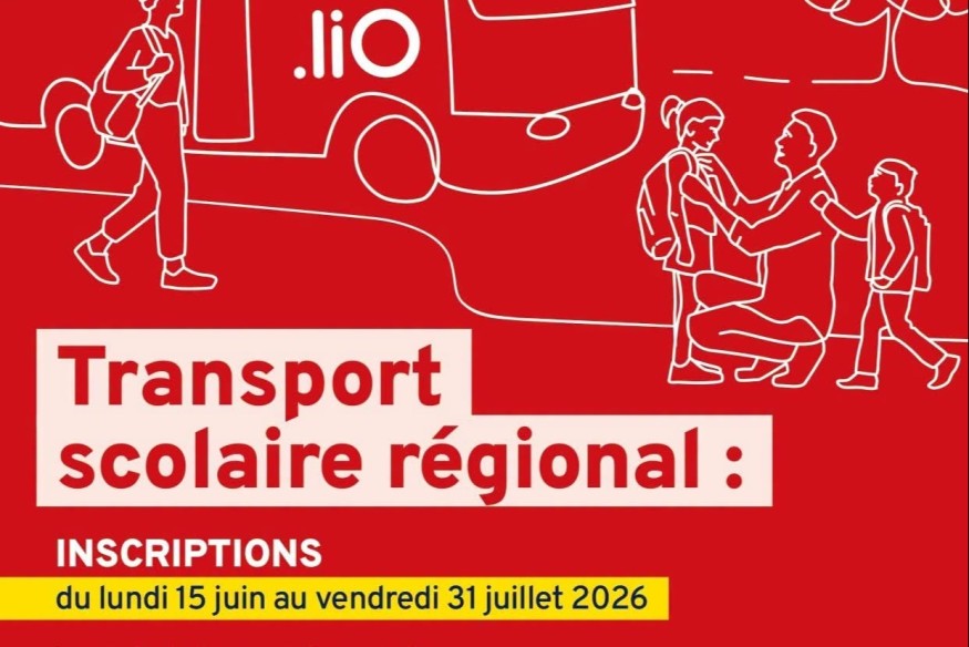 Les inscriptions au transport scolaire liO 2026-2027 sont ouvertes