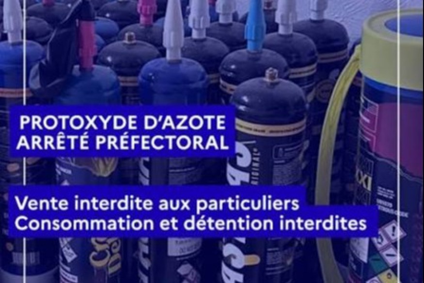 Protoxyde d’azote, les contrôles se durcissent dans le département